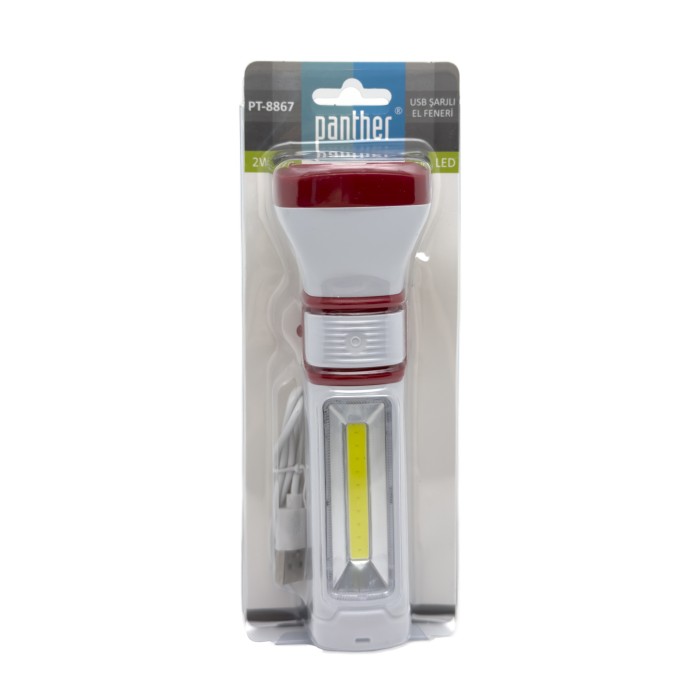 PANTHER PT-8867 USB SARJLI EL FENERI